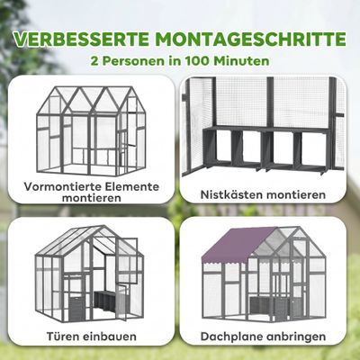 PawHut  Hühnerstall