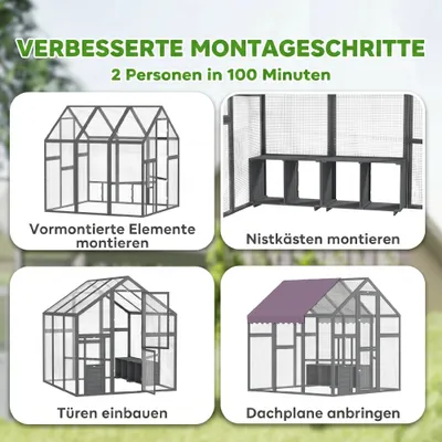 PawHut Hühnerstall PawHut Hühnerstall
