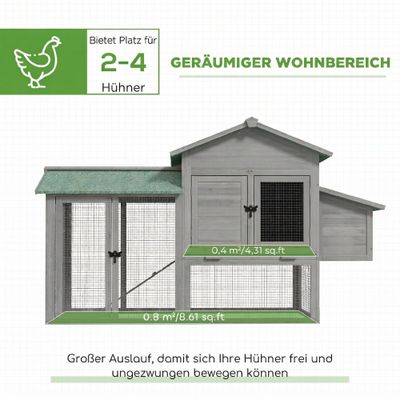 PawHut  Hühnerstall