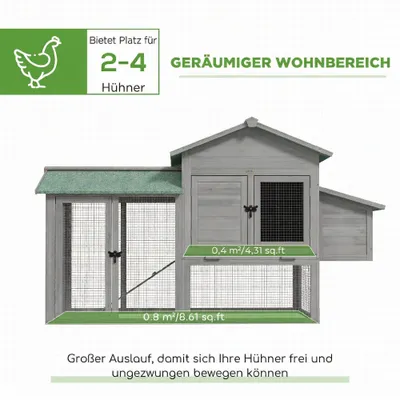 PawHut  Hühnerstall