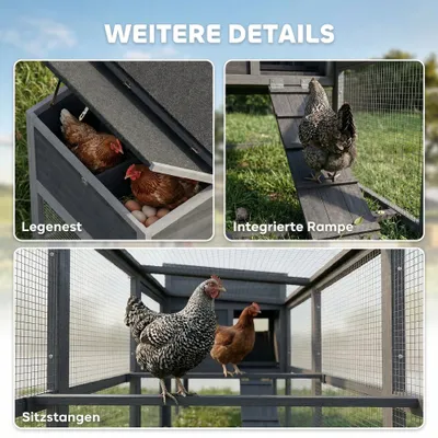 PawHut  Hühnerstall