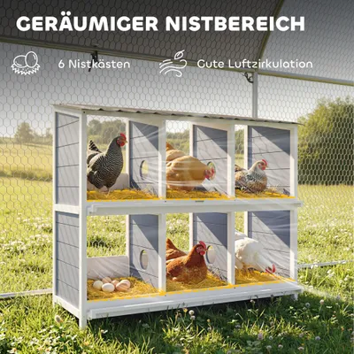 PawHut Legenester für Hühner PawHut Legenester für Hühner