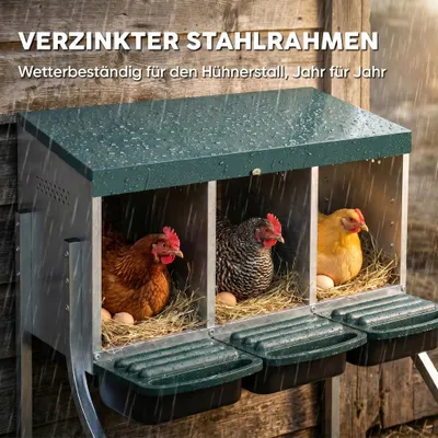PawHut Legenester für Hühner PawHut Legenester für Hühner