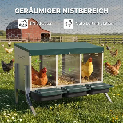 PawHut Legenester für Hühner PawHut Legenester für Hühner