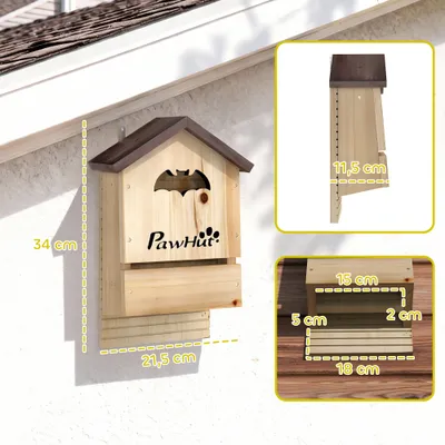 PawHut Fledermauskasten