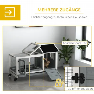 PawHut Hasenstall