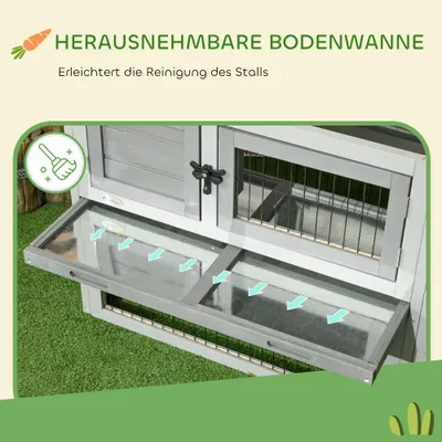 PawHut Hasenstall