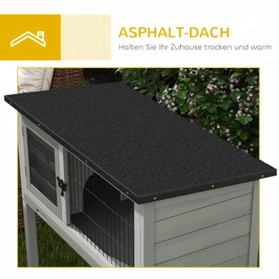 PawHut Hasenstall
