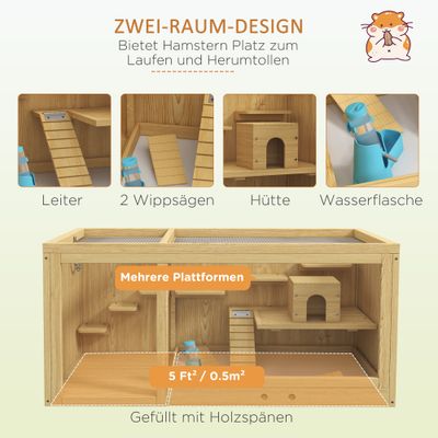 PawHut Hamsterkäfig