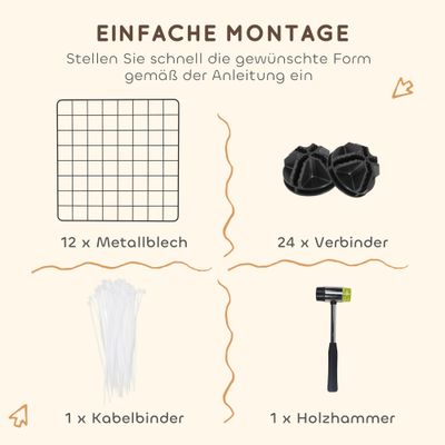 PawHut Kleintiergehege