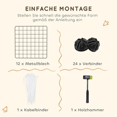 PawHut Kleintiergehege
