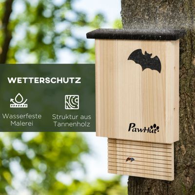 PawHut Fledermauskasten