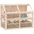 Naturholz|95L x 53B x 76H cm