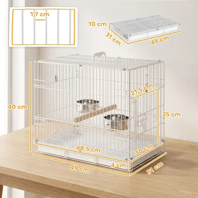 PawHut Vogelkäfig