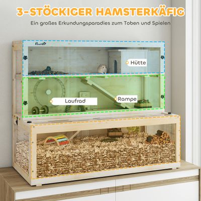 PawHut Hamsterkäfig