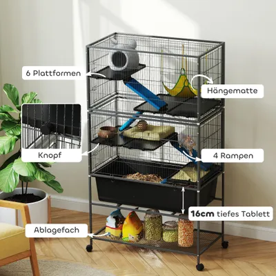 PawHut Kleintierkäfig