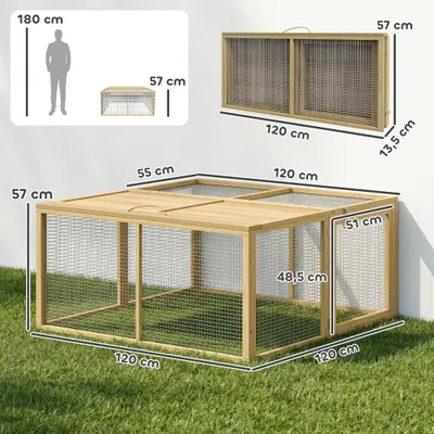 PawHut Hasenstall