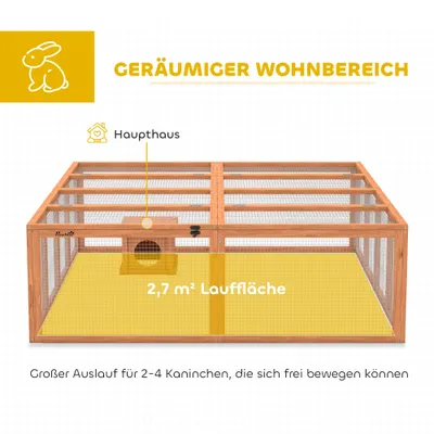 PawHut Hasenstall