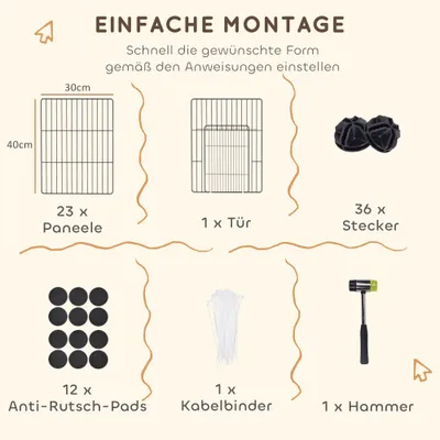 PawHut Kleintiergehege