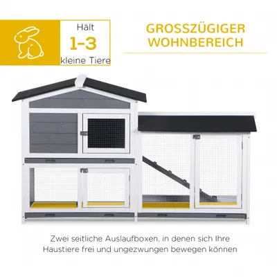 PawHut Hasenstall