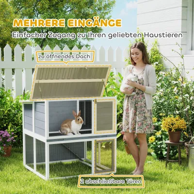 PawHut Hasenstall