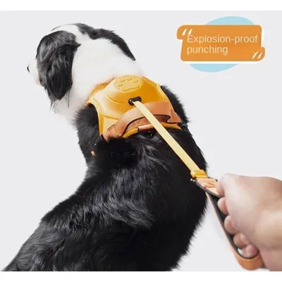 Automatisches Hundegeschirr M Schwarz mit Rollleine Automatisches Hundegeschirr M Schwarz mit Rollleine