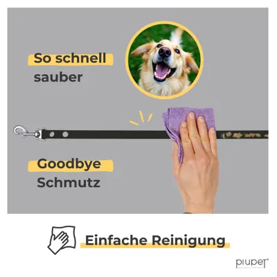 PiuPet® Schleppleine für Hunde I Wasserabweisend I Hundeleine