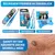 BluePet 2in1 Zeckenpinzette + Zeckenenhaken Profi Set, Zeckenentferner Hund