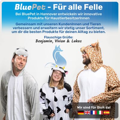 BluePet 2in1 Zeckenpinzette + Zeckenenhaken Profi Set, Zeckenentferner Hund