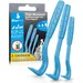BluePet Zeckenhaken 3er Set, Zeckenentferner für Mensch & Tier, Zeckenhebel