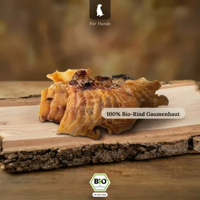 Liebesgut Hunde-Snack Bio Rind Gaumenhaut Liebesgut Hunde-Snack Bio Rind Gaumenhaut