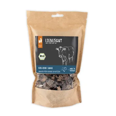 Liebesgut Hunde-Snack Bio Rind Lunge Trainingshappen