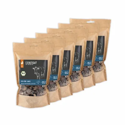 Liebesgut Hunde-Snack Bio Rind Lunge Trainingshappen Liebesgut Hunde-Snack Bio Rind Lunge Trainingshappen