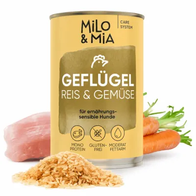 Milo & Mia - Geflügel & Vollkornreis