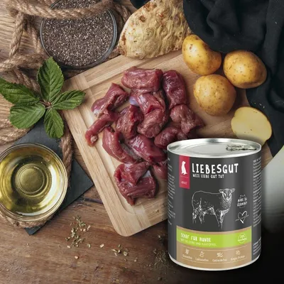 Liebesgut Hundefutter Probierpaket Hund Adult 6 x 800 g