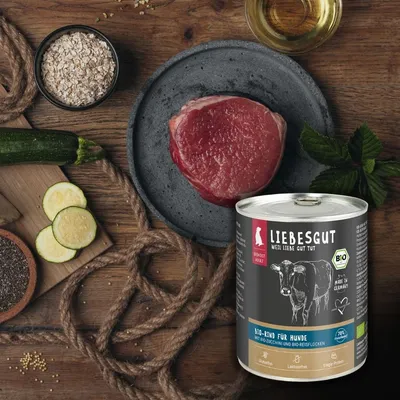 Liebesgut Hundefutter Probierpaket Hund Adult 6 x 800 g