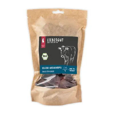 Liebesgut Hunde-Snack Bio Rind Nasenknorpel Liebesgut Hunde-Snack Bio Rind Nasenknorpel