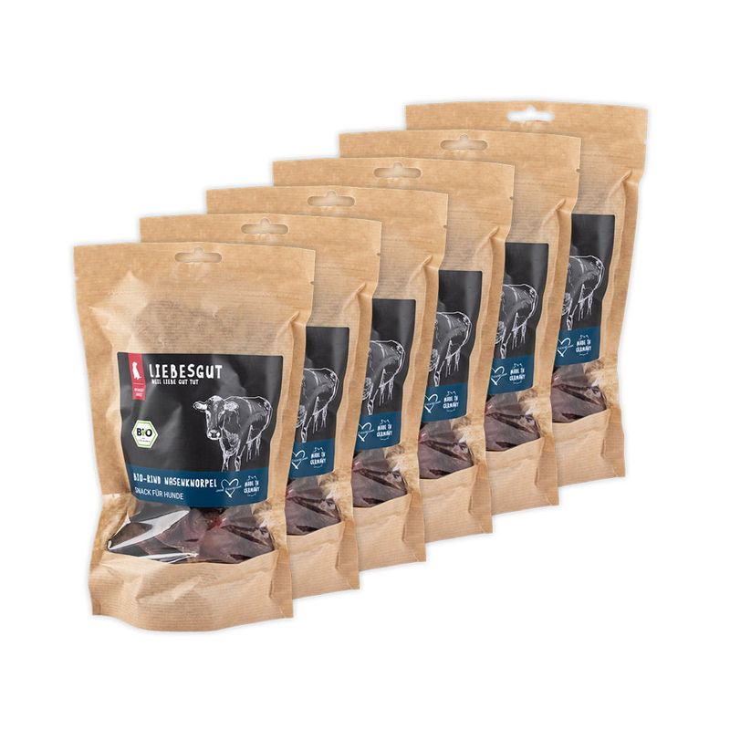 Liebesgut Hunde-Snack Bio Rind Nasenknorpel