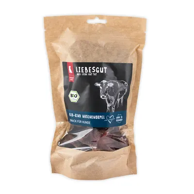 Liebesgut Hunde-Snack Bio Rind Nasenknorpel Liebesgut Hunde-Snack Bio Rind Nasenknorpel