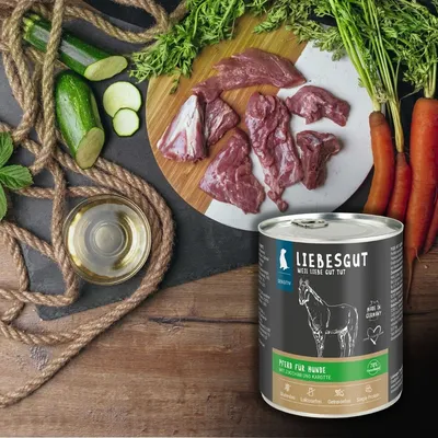 Liebesgut Hundefutter Probierpaket Hund Adult & Sensitiv 14 x 800 g