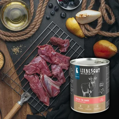 Liebesgut Hundefutter Probierpaket Hund Adult & Sensitiv 14 x 800 g