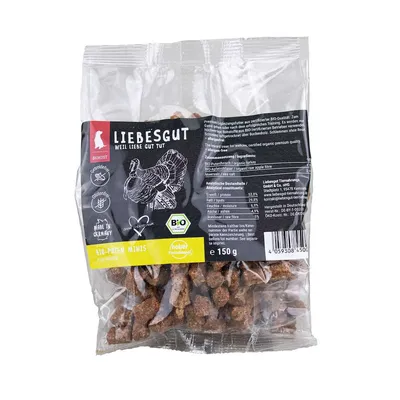 Liebesgut Hunde-Snack Bio Puten Minis Hundeleckerli Liebesgut Hunde-Snack Bio Puten Minis Hundeleckerli