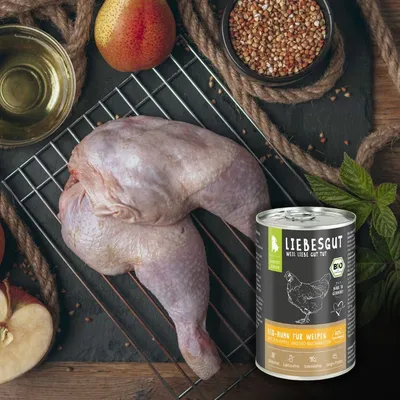 Liebesgut Hundefutter Friss-dich-satt Paket Junior 18 x 400 g