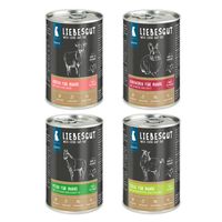 Packung Liebesgut Tiernahrung Liebesgut Hundefutter Friss-dich-satt Paket Sensitiv