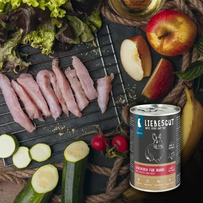 Liebesgut Hundefutter Probierpaket Hund Adult & Sensitiv 14 x 400 g