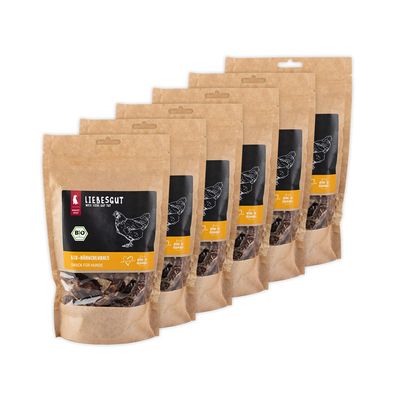 Liebesgut Hunde-Snack Bio Hähnchenhals