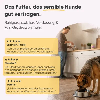 Milo & Mia Sensitive – Pferd & Pastinake – Monoprotein – Getreidefrei Milo & Mia Sensitive – Pferd & Pastinake – Monoprotein – Getreidefrei