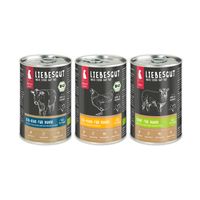 Packung Liebesgut Tiernahrung Liebesgut Hundefutter Friss-dich-satt Paket Adult