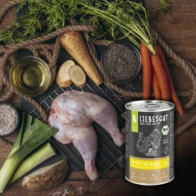 Liebesgut Hundefutter Probierpaket Hund Junior 6 x 400 g