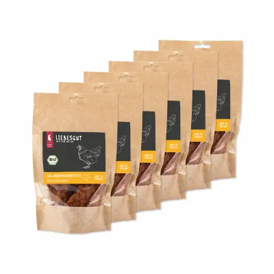 Liebesgut Hunde-Snack Bio Hähnchenbrustfilet